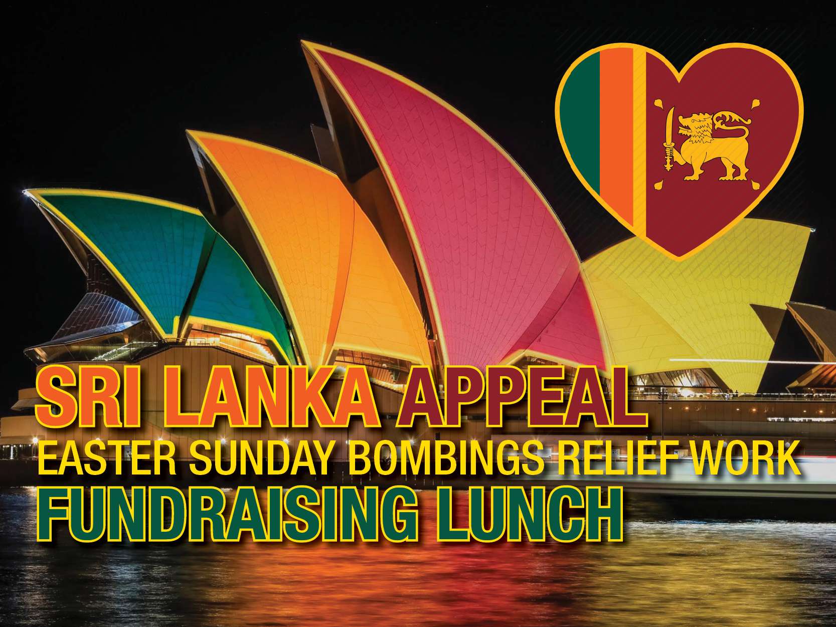 Sri Lanka Appeal and Fundraiser Lunch Banner